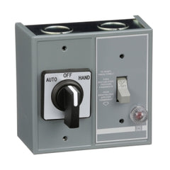 Schneider Electric (Square D) 2510FG71P Fractional Horsepower Duplex Manual Starter, 16A, NEMA 1, 1-Pole, Toggle Operated, Red Indicator, 277VAC | Midwest Supply Us