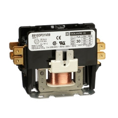 Schneider Electric (Square D) 8910DP31V09 Definite Purpose Contactor Type DP, 30A, 1-Pole, 220 VAC 50HZ, 208-240 VAC 60Hz | Midwest Supply Us