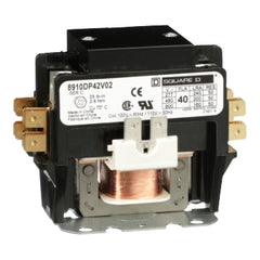 Schneider Electric (Square D) 8910DP42V02 Definite Purpose Contactor Type DP, 40A, 2-Poles, 110 VAC 50HZ, 120 VAC 60Hz | Midwest Supply Us
