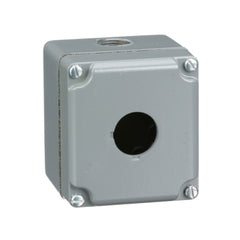 SQUARE D 9001KY1 30mm Push Button, Types K or SK, empty push button enclosure, cast aluminium, one 30 mm hole, NEMA 4 and 13 | Midwest Supply Us