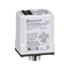 SQUARE D 9050JCK70V20 Timing Relay, Type JCK, plug In, multifunction, programmable, 0.5 second to 999 hours, 10A, 240 VAC, 120 VAC/110 VDC | Midwest Supply Us