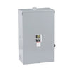 DTU224NRB | Safety switch, double throw, non fusible, 200A, 240 VAC/250 VDC, 2 poles, 15 hp, neutral, NEMA 3R, bolt on | Square D