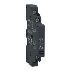 Schneider Electric (Square D) GVAN11 TeSys Deca Manual Starter and Protector, auxiliary contact block, 1 NO and 1 NC, side mount, screw clamp | Midwest Supply Us