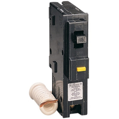 Square D HOM115GFI MINIATURE CIRCUIT BREAKER, 1P, 120V 15A | Midwest Supply Us