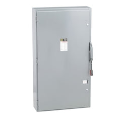 Square D HU365 Safety switch, heavy duty, non fusible, 400A, 3 wire, 3 poles, 350hp, 600VAC/DC, Type 1 | Midwest Supply Us