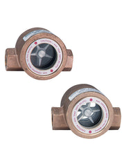 Dwyer Instruments SFI-100-2 Sight flow indicator | 2" body | 5.688" L x 3.250" D x 3.625" H (144 x 83 x 92 mm) | 5.5 lb (2.5 kg). | Midwest Supply Us