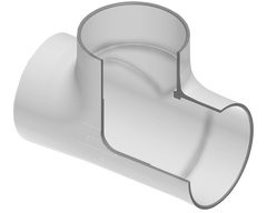 Spears 12501-100 10 PVC TEE SOCKET CLASS125 | Midwest Supply Us