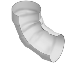 Spears 280-100813 8 PVC 90 ELBOW SOCKET LOW HEAD PIP | Midwest Supply Us