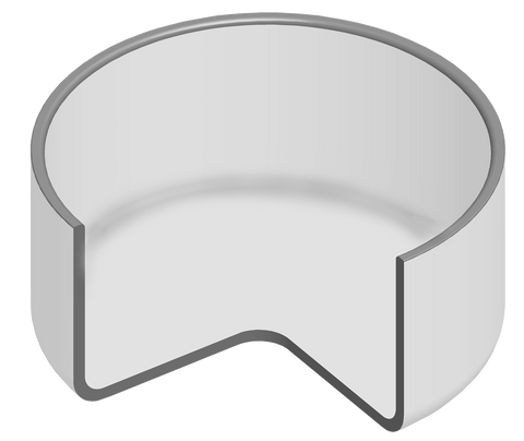 Spears 280-107541 8 PVC CAP PIP SOCKET LOW HEAD PIP (MOLDED) | Midwest Supply Us