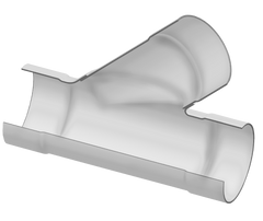 Spears 2875-080 8 PVC WYE SOCKET LOW HEAD PIP N.P.R. | Midwest Supply Us