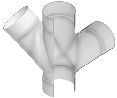 Spears 2876-200 20 PVC DOUBLE WYE SOCKET LOW HEAD PIP N.P.R. | Midwest Supply Us