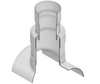2888-795080 | 18X15X8 PVC VENT BASE LOW HEAD PIP | (PG:301) Spears