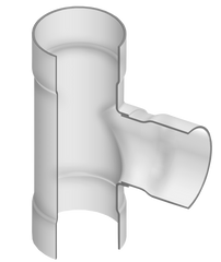 Spears 3301-080PXI 8 PVC TEE SOCKET 125PIPXIPS | Midwest Supply Us