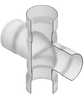 3020-060PXI | 6 PVC CROSS SOCKET 100PIPXIPS | (PG:329) Spears