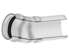 Spears 300-100428 10 PVC 22-1/2 ELBOW GASKETXSPIGOT 100PIP | Midwest Supply Us