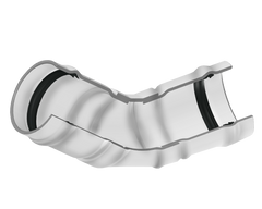 Spears 3317-1502P 15 PVC 45 ELBOW GASKET 125PIP | Midwest Supply Us