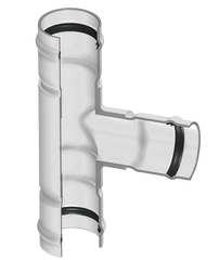 Spears 290-103197 15X8 PVC REDUCING TEE GASKET 80PIP | Midwest Supply Us