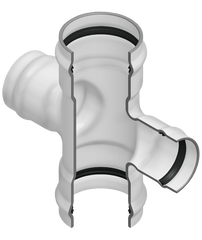 Spears 3320-9152P 24X15 PVC REDUCING CROSS GASKET 125PIP | Midwest Supply Us