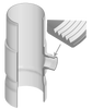300-202229 | 8X3 PVC REDUCING TEE SOCXSPIGOTXFPT 100PIP | (PG:320) Spears