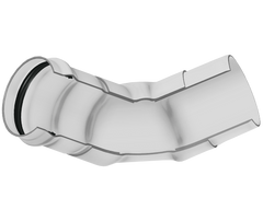 Spears 330-100771 12 PVC 60 ELBOW GASKETXSPIGOT CL125 | Midwest Supply Us