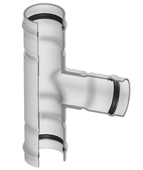 Spears 330-103192 12 PVC TEE GASKET CL125 | Midwest Supply Us