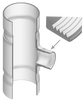 330-202157 | 8X2 PVC REDUCING TEE SOCXFPT CL125 | (PG:360) Spears