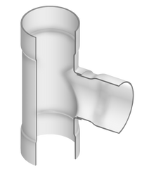 Spears 310-102510 10X4 PVC REDUCING TEE SOCKET CL63 | Midwest Supply Us