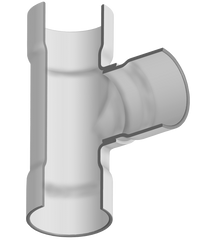 Spears 3901-200 20 PVC TEE SOCKET SCH80 | Midwest Supply Us