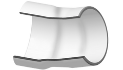 Spears 3942-080 8 PVC 22-1/2 STREET ELBOW SPGXSOC SCH80 | Midwest Supply Us