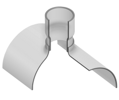 Spears 280-101899 6X4 PVC STUB SADDLE SOCKET LOW HEAD PIPXIPS | Midwest Supply Us