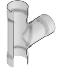 Spears 3975-816 20X6 PVC REDUCING WYE SOCKET SCH80 N.P.R. | Midwest Supply Us