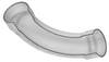 3906-080LSF | 8 PVC LONG SWEEP 90 ELBOW SOCKET SCH80 | (PG:400) Spears