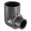 406-130G | 1X1/2 PVC REDUCING 90 ELBOW SOCKET SCH40 GRAY | (PG:043) Spears