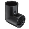 407-005B | 1/2 PVC 90 ELBOW SOCXFPT SCH40 BLACK | (PG:011) Spears