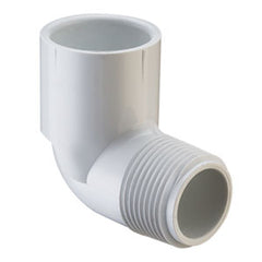 Spears 410-005 1/2 PVC 90 STREET ELBOW MPTXSOC SCH40  | Midwest Supply Us