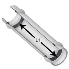 Spears 428-140F 14 PVC REPAIR COUPLING GASKET SCH40 | Midwest Supply Us