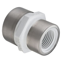 Spears 430-101SR 3/4X1/2 PVC REDUCING COUPLING REINFORCED FEMALE THREAD SCH40 | Midwest Supply Us