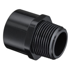 Spears 436-007B 3/4 PVC MALE ADAPTER MPTXSOC SCH40 BLACK  | Midwest Supply Us