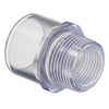 436-015L | 1-1/2 PVC MALE ADAPTER MPTXSOC SCH40 CLEAR | (PG:039) Spears