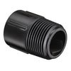 436-251B | 2X1-1/2 PVC BLACK MALE ADAPTER MPTXSOC SCH40 | (PG:011) Spears