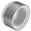 448-012SR | 1-1/4 PVC CAP REINFORCED FEMALE THREAD SCH40 W/COLLAR | (PG:046) Spears
