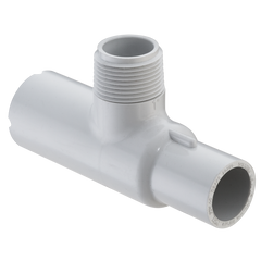 Spears 476-010 1 PVC MANIFOLD TEE SPGXSOCXMPT SCH40  | Midwest Supply Us