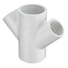 476-529F | 6X2-1/2 PVC REDUCING DOUBLE WYE SOCKET SCH40 100PSI G | (PG:047) Spears