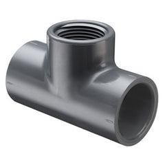 Spears 402-012G 1-1/4 PVC TEE SOCXFPT SCH40 GRAY | Midwest Supply Us