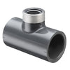 802-101SR | 3/4X1/2 PVC REDUCING TEE SOCXSRFPT SCH80 | (PG:086) Spears