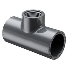 Spears 402-167G 1-1/4X3/4 PVC REDUCING TEE SOCXFPT SCH40 GRAY | Midwest Supply Us