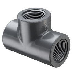 Spears 405-007G 3/4 PVC TEE FPT SCH40 GRAY | Midwest Supply Us