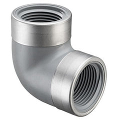Spears 808-003CSR 3/8 CPVC 90 ELBOW REINFORCED FEMALE THREAD SCH80 | Midwest Supply Us