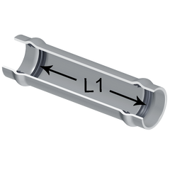 Spears 828-240CF 24 PVC REPAIR COUPLING GASKET SCH80 | Midwest Supply Us