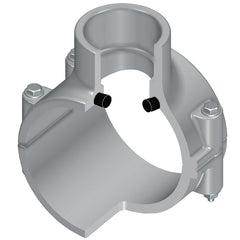 Spears 866V-666C 12X6 CPVC CLAMP SADDLE SOCKET FKM ZINC BOLT | Midwest Supply Us